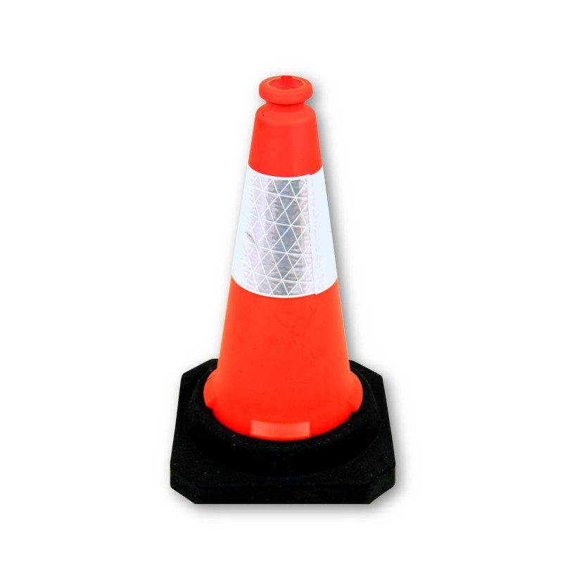 1 pcs - RS PRO Weighted Orange 50 cm Polyethylene Traffic Cone