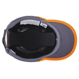 1 pcs - RS PRO Grey Standard Peak Bump Cap, ABS Protective Material