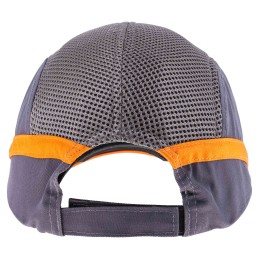1 pcs - RS PRO Grey Standard Peak Bump Cap, ABS Protective Material