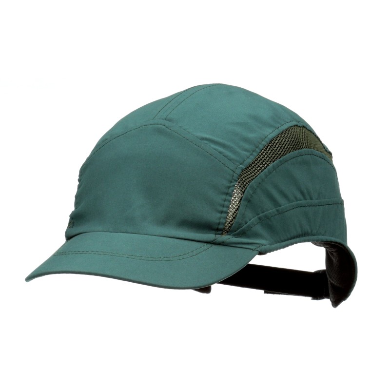 1 pcs - 3M Green Short Peaked Bump Cap, ABS Protective Material