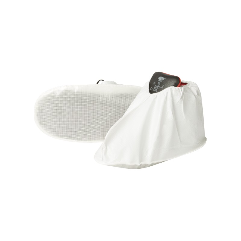 10 pcs - Kimberly Clark White Anti-Slip Disposable Shoe Cover, XL to XXL, 20 pack, For Use In Food, Industrial