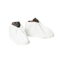 10 pcs - Kimberly Clark White Anti-Slip Disposable Shoe Cover, XL to XXL, 20 pack, For Use In Food, Industrial