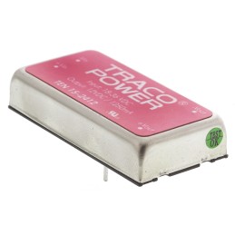 5 pcs - TRACOPOWER TEN 15 DC-DC Converter, 12V dc/ 1.25A Output, 18 - 36 V dc Input, 15W, Through Hole, +85°C Max Temp