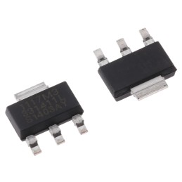 25 pcs - MaxLinear SPX1117M3-L-3-3/TR, 1 Low Dropout Voltage, Voltage Regulator 800mA, 3.3 V 3+Tab-Pin, SOT-223