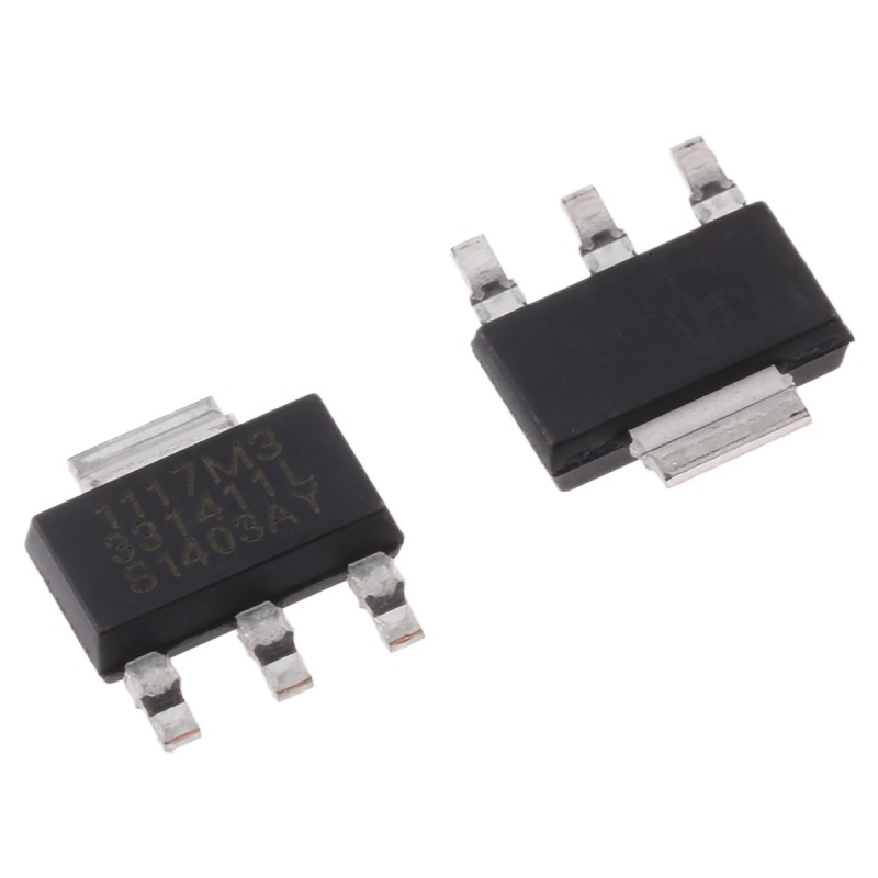 25 pcs - MaxLinear SPX1117M3-L-3-3/TR, 1 Low Dropout Voltage, Voltage Regulator 800mA, 3.3 V 3+Tab-Pin, SOT-223