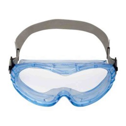 1 pcs - 3M FAHRENHEIT, Scratch Resistant Anti-Mist Safety Goggles with Clear Lenses