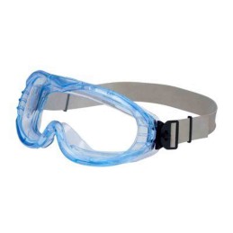 1 pcs - 3M FAHRENHEIT, Scratch Resistant Anti-Mist Safety Goggles with Clear Lenses