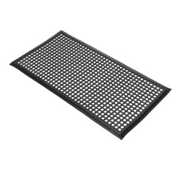 1 pcs - Coba Europe Entramat Anti-Slip, Door Mat, PVC Scraper, Indoor, Outdoor Use, Black, 1m 1.5m 12mm