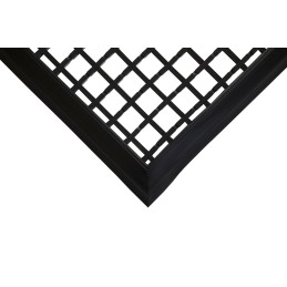 1 pcs - Coba Europe Entramat Anti-Slip, Door Mat, PVC Scraper, Indoor, Outdoor Use, Black, 1m 1.5m 12mm