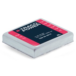 5 pcs - TRACOPOWER TEN 40 DC-DC Converter, 5V dc/ 8A Output, 18 - 36 V dc Input, 40W, Through Hole, +75°C Max Temp -40°C