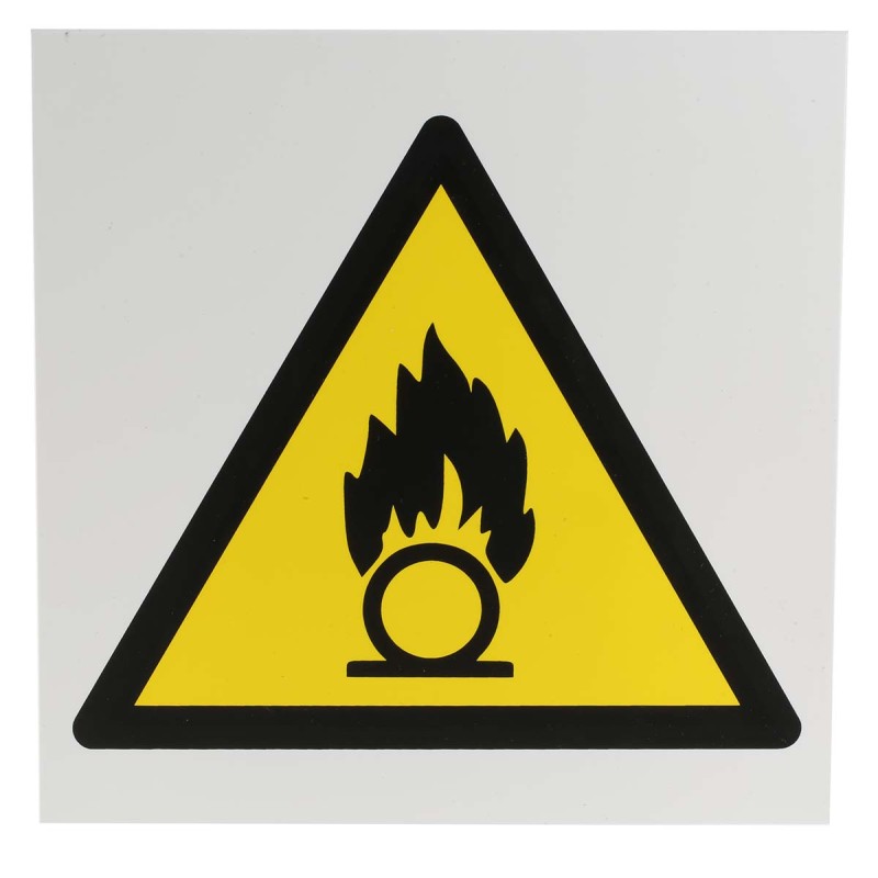 1 pcs - RS PRO Hazardous Substances Hazard Warning Sign