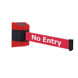 1 pcs - Tensator Red Retractable Barrier, 4.6m, Red Tape