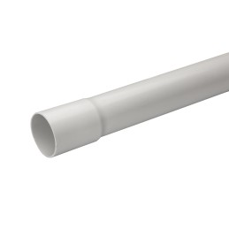1 pcs - Schneider Electric Rigid Conduit, 35.4mm Nominal Diameter, PVC, Grey
