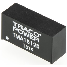 5 pcs - TRACOPOWER TMA DC-DC Converter, 12V dc/ 80mA Output, 13.5 - 16.5 V dc Input, 1W, Through Hole, +85°C Max Temp
