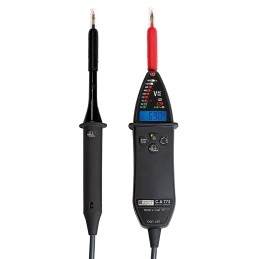 1 pcs - Chauvin Arnoux CA 773, LED Voltage tester, 1000 V ac, 1400V dc, Continuity Check, Battery Powered, CAT IV With RS
