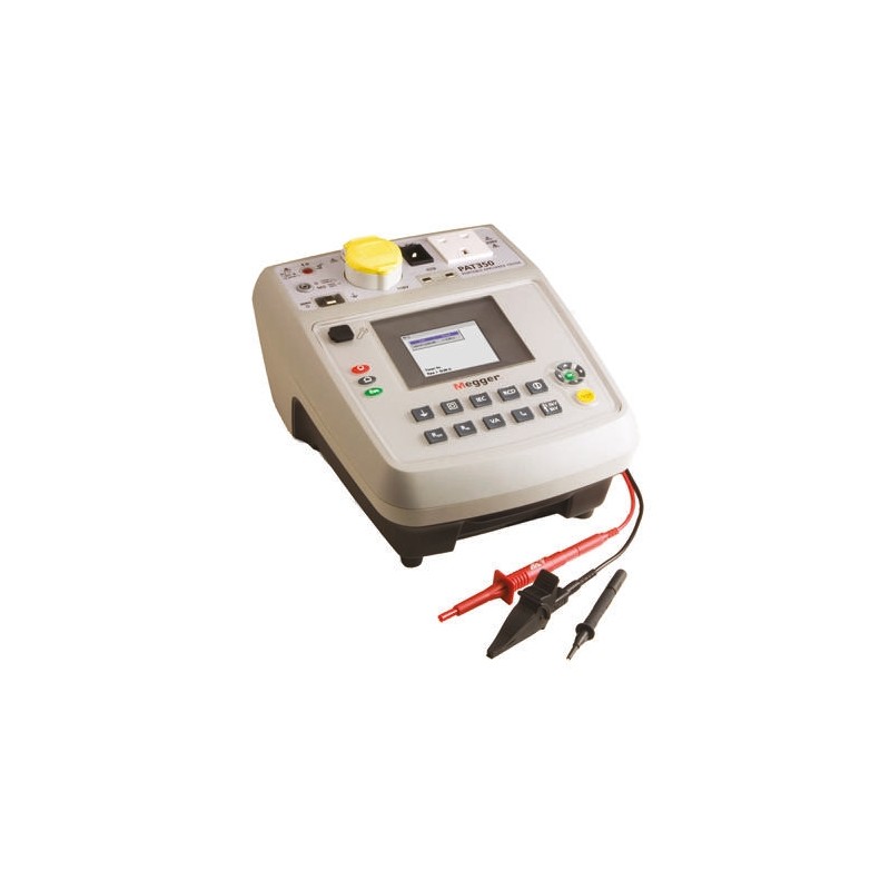 1 pcs - Megger PAT350 PAT Tester, Class I, Class II Test Type With UKAS Calibration