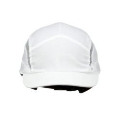 1 pcs - 3M Grey, White Short Peaked Bump Cap, ABS Protective Material