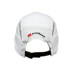 1 pcs - 3M Grey, White Short Peaked Bump Cap, ABS Protective Material