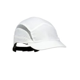 1 pcs - 3M Grey, White Short Peaked Bump Cap, ABS Protective Material