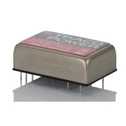 5 pcs - TRACOPOWER TEN 8WI DC-DC Converter, 12V dc/ 666mA Output, 18 - 75 V dc Input, 8W, Through Hole, +85°C Max Temp