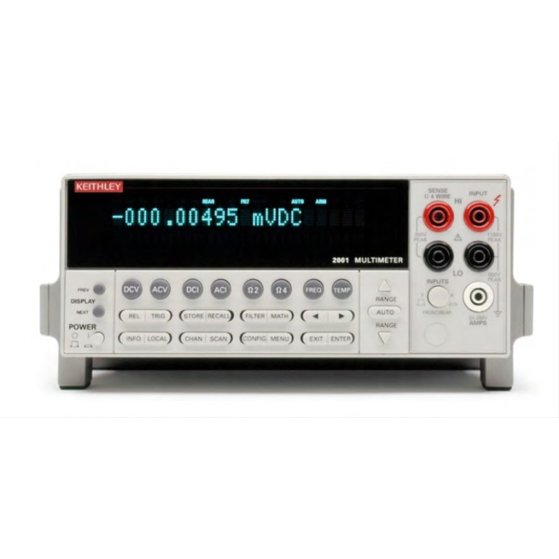 1 pcs - Keithley 2001 Bench Digital Multimeter, True RMS, 2.1A ac Max, 2.1A dc Max, 775V ac Max - RS Calibrated