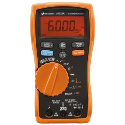 1 pcs - Keysight Technologies U1232A Handheld Digital Multimeter, True RMS, 10A ac Max, 10A dc Max, 600V ac Max - RS Calibrated