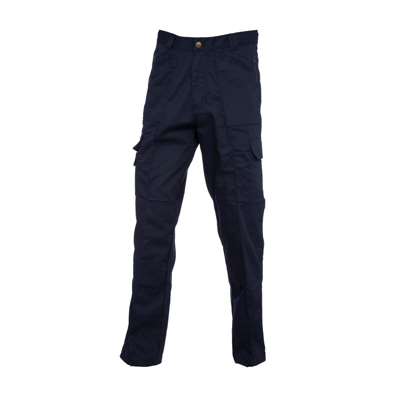 1 pcs - Uneek UC903 Navy Men's 35% Cotton, 65% Polyester Trousers 32in, 81cm Waist