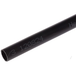 1 pcs - HellermannTyton Heat Shrink Tubing, Black 12mm Sleeve Dia. x 1m Length 4:1 Ratio, MU47 Series