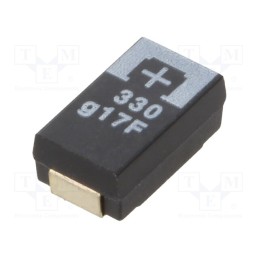 10 pcs x PANASONIC - 4TPF330M9L - Capacitor: tantalum-polymer, 330uF, 4VDC, TPF, SMD, ±20%, -55÷105°C