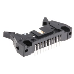1 pcs - Hirose HIF3B Series Right Angle Through Hole PCB Header, 20 Contact(s), 2.54mm Pitch, 2 Row(s), Shrouded
