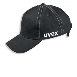 1 pcs - Uvex Black Standard Peak Bump Cap
