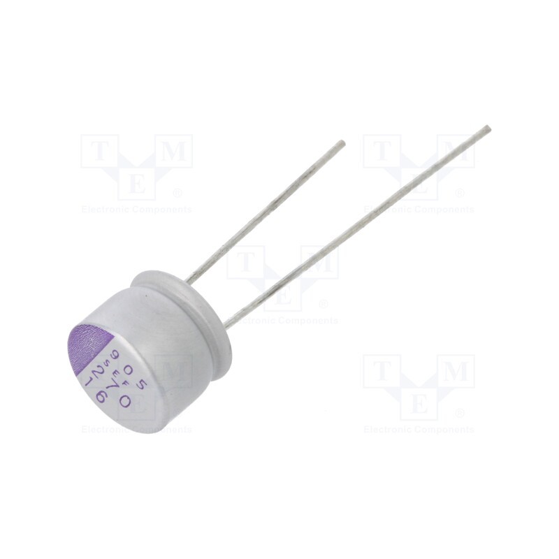 1 pcs x PANASONIC - 16SEF270M - Capacitor: polymer, 270uF, 16VDC, SEF, THT, ±20%, -55÷125°C, 1000h