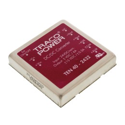 5 pcs - TRACOPOWER TEN 40 DC-DC Converter, 5V dc/ 6 A, 300mA Output, 18 - 36 V dc Input, 40W, Through Hole, +75°C Max
