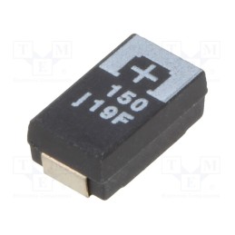 10 pcs x PANASONIC - 6TPF150MPL - Capacitor: tantalum-polymer, 150uF, 6.3VDC, TPF, SMD, ±20%, 2000h