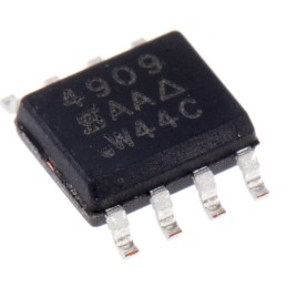 2500 pcs - Dual P-Channel MOSFET, 6.5 A, 40 V, 8-Pin SOIC Vishay SI4909DY-T1-GE3