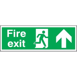 1 pcs - Vinyl FIRE EXIT, Fire Exit, English, Exit Sign