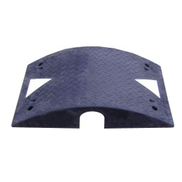 1 pcs - RS PRO 800mm Black/White Cable Cover in Rubber, 120mm Inside dia.