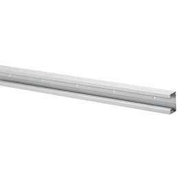 1 pcs - Planet-Wattohm Logix Grey Dado Trunking - Closed Slot, W85 mm x D50mm, L2m, Aluminium