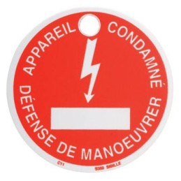 1 pcs - Condemned Device' Lockout Tag, 80mm