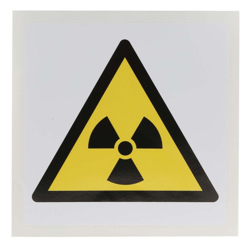 1 pcs - RS PRO Self-Adhesive Hazardous Substances Hazard Warning Sign