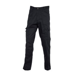 1 pcs - Uneek UC903 Black Men's 35% Cotton, 65% Polyester Trousers 30in, 76cm Waist