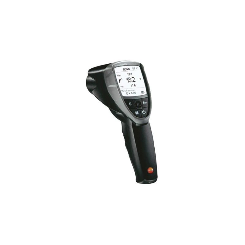 1 pcs - Testo 835-T1 Infrared Thermometer, -30°C Min, ±1 °C, ±1.5 °C, ±2.5 °C Accuracy, °C Measurements With RS Calibration