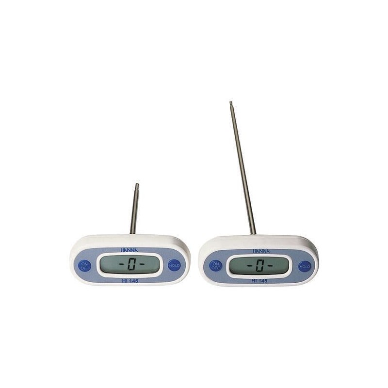 1 pcs - Hanna Instruments HI 145 Wired Digital Thermometer for Food Industry, Industrial Use, 1 Input(s), +220°C Max, ±0.3 °C