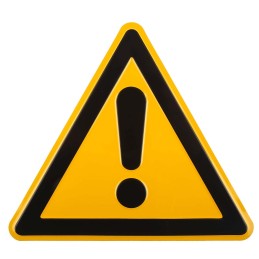 1 pcs - Wolk General Hazard Hazard Warning Sign