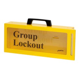 1 pcs - Brady 10-Lock Steel Group Lock Box