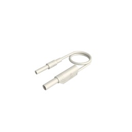 1 pcs - Hirschmann Test & Measurement Test lead, 32A, White, 1m Lead Length