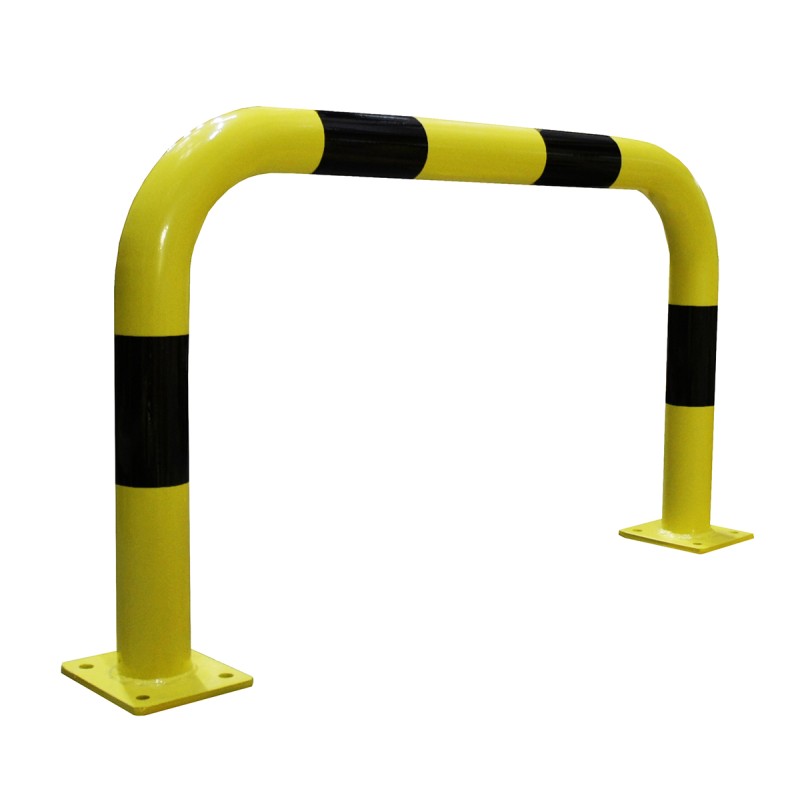 1 pcs - RS PRO Black & Yellow Steel Protection Barrier