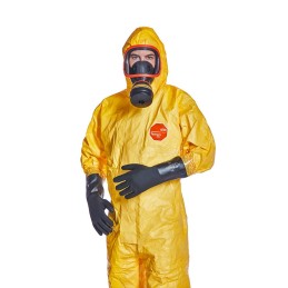 1 pcs - DuPont Yellow Coverall, EN 1073-2, EN 1149-5, EN 14126, EU 2016/425, 3XL