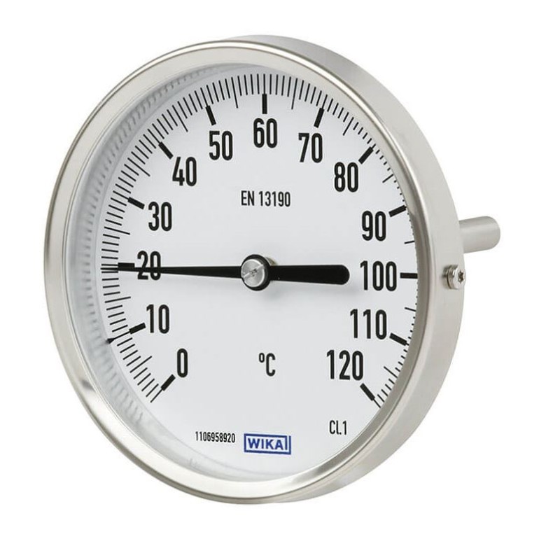 1 pcs - WIKA Dial Thermometer 0 - 120 °C, 14138818