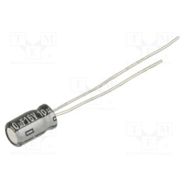 10 pcs x PANASONIC - EEAGA1C100H - Capacitor: electrolytic, THT, 10uF, 16VDC, Ø4x7mm, Pitch: 2.5mm